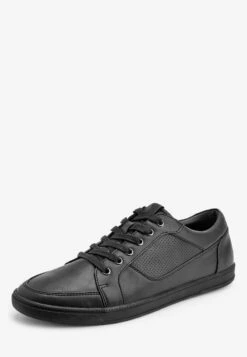 Next TAN PERFORATED TRAINERS - Sneaker Low - Black -Next 478084abd63e4bc09619df358ba74013