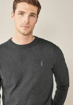 Next RICH - Strickpullover - Grey -Next 47c838e7fcd1435c92eb31fdff969f70