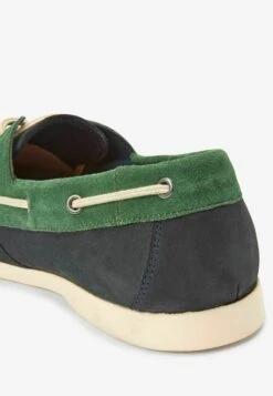 Next Bootsschuh - Green Navy Blue -Next 4b5d6d6c7ee044ee9d1a7fea130b9429