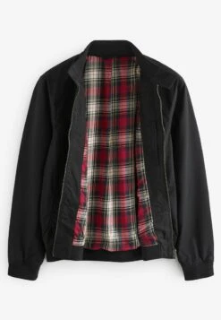 Next SHOWER RESISTANT CHECK HARRINGTON - Übergangsjacke - Black -Next 4c41edbeff03473db697744c9350591b