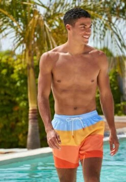 Next COLOURBLOCK - Badeshorts - Blue Orange Wave 12 Next COLOURBLOCK - Badeshorts - Blue Orange Wave -Next 4ce5090516a142fc9ec0577a61f96811 1