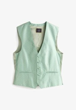 Next STANDARD - Weste - Sage Green Spot -Next 4de1e6b05d154e19a5fd41e6a5c49e66