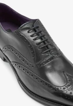Next SIGNATURE ITALIAN WING CAP BROGUES WIDE FIT - Business-Schnürer - Black -Next 4e89ee6dbaa24c12b0afdb8bcf67e71e