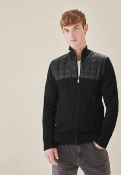 Next QUILTED STANDARD - Strickjacke - Black