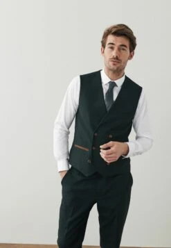 Next TRIMMED STANDARD - Anzugweste - Green