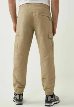 Next ELASTICATED - Cargohose - Cream -Next 507291f1be0942d593b911ac990acd88