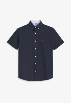 Next SHORT SLEEVE OXFORD WITH STAG - Hemd - Navy Blue 11 Next SHORT SLEEVE OXFORD WITH STAG - Hemd - Navy Blue -Next 50ef809ce4944b46b1071c284e001e6c