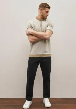 Next TEXTURED - Poloshirt - Champagne Neutral -Next 517094af9bc54f5186a190402ffa7be7