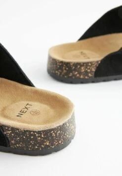 Next EASY FASTENING DOUBLE STRAP STANDARD - Pantolette Flach - Black -Next 522173fd834f4dcb9e158f3754eeecd1