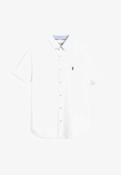 Next SHORT SLEEVE OXFORD WITH STAG - Hemd - White 11 Next SHORT SLEEVE OXFORD WITH STAG - Hemd - White -Next 532c52997421495b92869f37d6ee4587