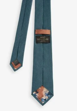 Next SIGNATURE MADE IN ITALY - Krawatte - Teal Green Geometric -Next 53ff1b80af3a4b1c9501b39344b2227c