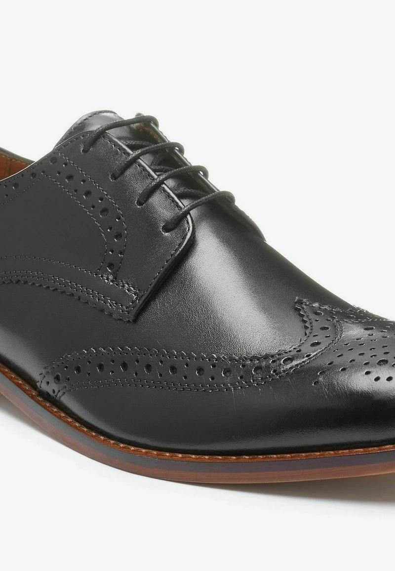Next CONTRAST BROGUES WIDE FIT - Business-Schnürer - Black 4 Next CONTRAST BROGUES WIDE FIT - Business-Schnürer - Black – Bild 2