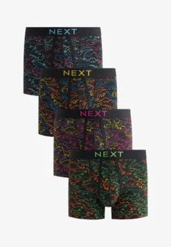 Next A-FRONTS FOUR PACK - Panties - Black Outline Dino