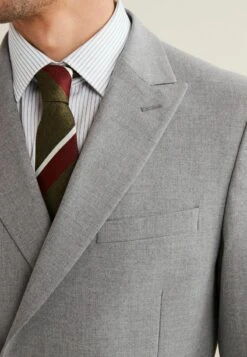 Next SLIM FIT DOUBLE BREASTED FLANNEL STANDARD - Sakko - Light Grey -Next 58dc05a853e64d82ae0a87228fbc0bb6