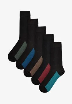 Next FIVE PACK - Socken - Black