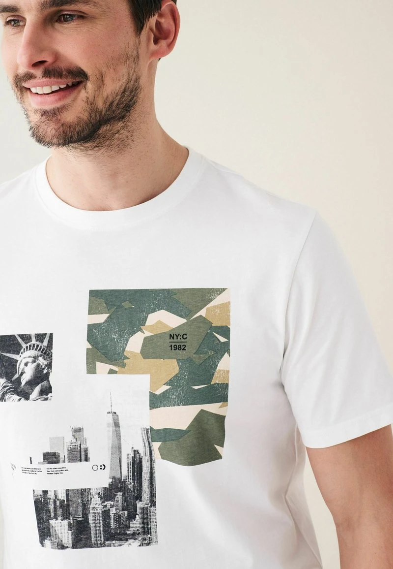 Next GRAPHIC 3 PACK - T-Shirt Print - White Camo 6 Next GRAPHIC 3 PACK - T-Shirt Print - White Camo – Bild 4