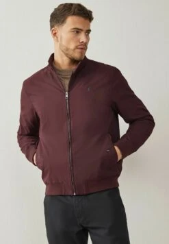 Next STAG HARRINGTON - Übergangsjacke - Burgundy Red