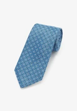 Next PATTERN SET - Krawatte - Blue Geometric -Next 62075eabb6b64bb4aae4c481b427d76f