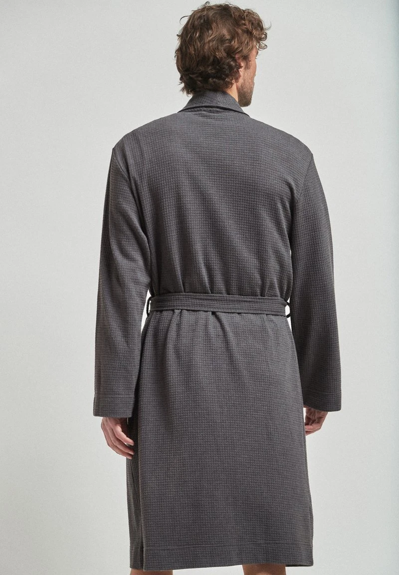 Next LIGHTWEIGHT WAFFLE - Bademantel - Mottled Grey 4 Next LIGHTWEIGHT WAFFLE - Bademantel - Mottled Grey – Bild 2