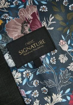 Next SIGNATURE EMPIRE MILLS CHECK STANDARD - Anzugweste - Green -Next 652cd2aa916d48918e605ea5a1ce5732