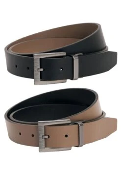 Next REVERSIBLE TEXTURED STANDARD - Gürtel - Black Tan 9 Next REVERSIBLE TEXTURED STANDARD - Gürtel - Black Tan -Next 66dab1439518415c88fe42401cffec9f