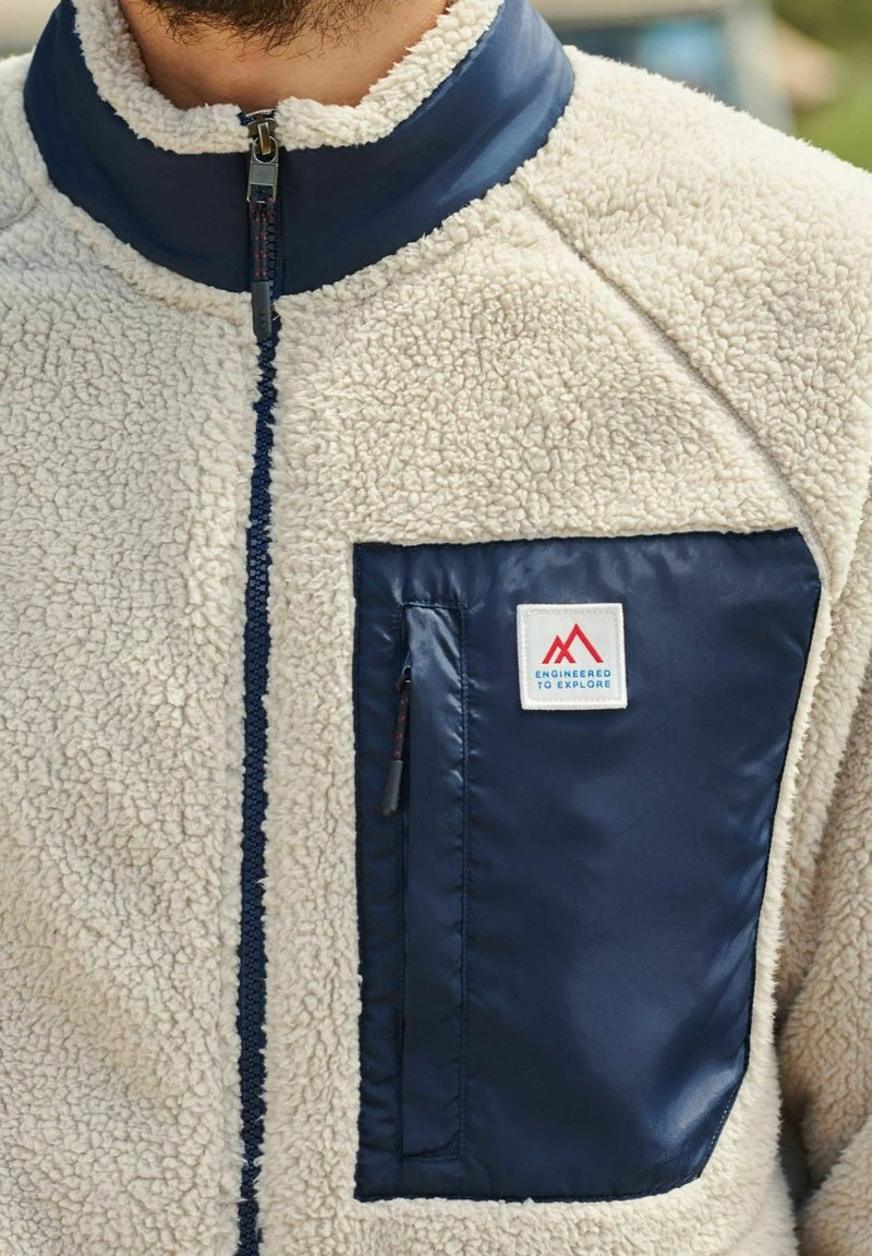 Next BORG TOP ZIP THROUGH FUNNEL NECK - Fleecejacke - Ecru Cream 6 Next BORG TOP ZIP THROUGH FUNNEL NECK - Fleecejacke - Ecru Cream – Bild 4