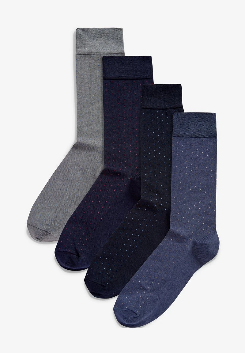 Next MICRO SPOT 4 PACK - Socken - Blue 3 Next MICRO SPOT 4 PACK - Socken - Blue
