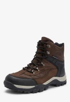 Next BROWN HIKER SNOW BOOTS - Schnürstiefelette - Brown -Next 6ba1c57817784b3c974b8408a852516d