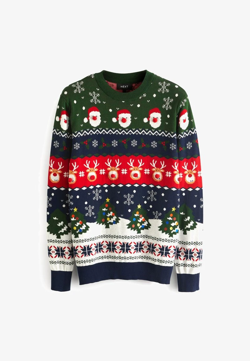 Next CHRISTMAS STANDARD - Strickpullover - Green 6 Next CHRISTMAS STANDARD - Strickpullover - Green – Bild 4