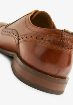 Next OXFORD SQUARE TOE CAP BROGUES STANDARD - Schnürer - Tan Brown -Next 6f9c5929125c48628d208b18b5cec3e9