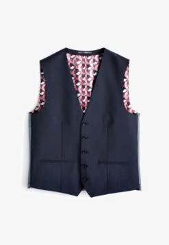 Next SIGNATURE ITALIAN TEXTURED STANDARD - Weste - Navy Blue -Next 706043c7e1fa4ab7a23be79b67d3cb5b