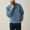 Next TEXTURED SHOWER RESISTANT FUNNEL NECK STANDARD - Übergangsjacke - Blue