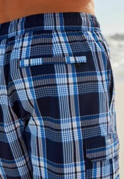 Next Badeshorts - Blue Check -Next 76b639c9e81649a897120f66009682c1