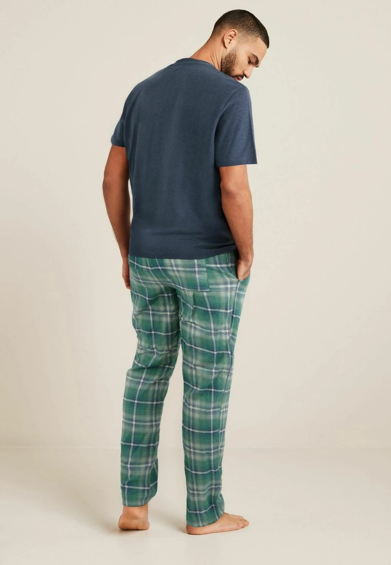 Next LIGHTWEIGHT CHECK SET - Nachtwäsche Set - Navy Blue Green Supersoft 4 Next LIGHTWEIGHT CHECK SET - Nachtwäsche Set - Navy Blue Green Supersoft – Bild 2