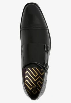 Next DOUBLE MONK TOE CAP - Business-Slipper - Black -Next 7a36af1e8d60429b9a062d786d11ff5b