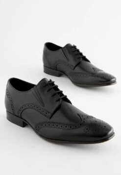 Next ELASTICATED GUSSET BROGUES - Business-Schnürer - Black -Next 7cb4dd1140884a289344ca10339d03ce
