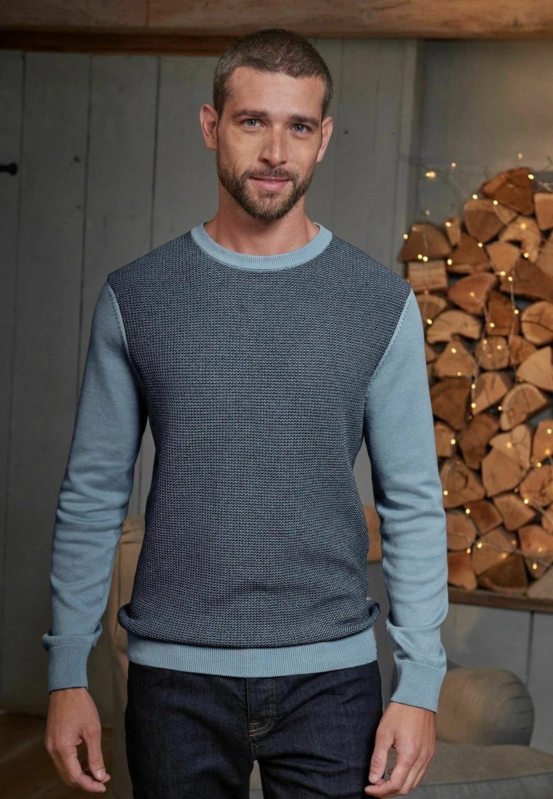 Next STANDARD - Strickpullover - Blue Textured 8 Next STANDARD - Strickpullover - Blue Textured – Bild 6