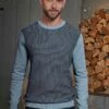 Next STANDARD - Strickpullover - Blue Textured -Next 7d490f8a572546848b0dba944189283d