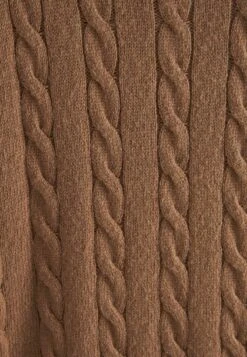 Next CHUNKY ZIP NECK - Strickpullover - Brown -Next 7d7470b3a7c04cb7bb4a1f795705d92d