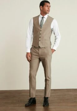 Next Anzugweste - Taupe -Next 7e6e46533705477487f64330755fa17b