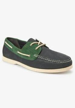 Next Bootsschuh - Green Navy Blue -Next 7f2b6060f08141af84c702a3a3fb855c