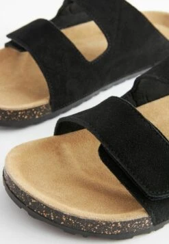 Next EASY FASTENING DOUBLE STRAP STANDARD - Pantolette Flach - Black -Next 7f5625cf23524673a54e2586c8c51484