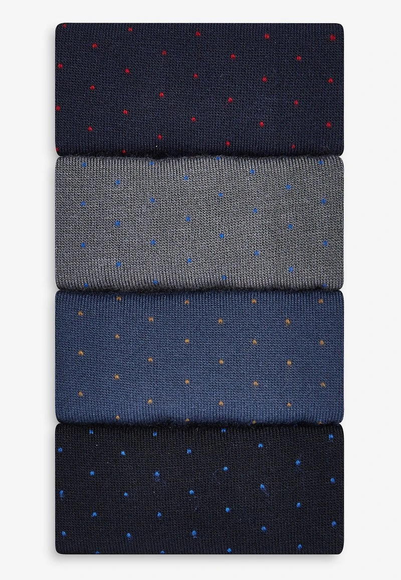 Next MICRO SPOT 4 PACK - Socken - Blue 7 Next MICRO SPOT 4 PACK - Socken - Blue – Bild 5