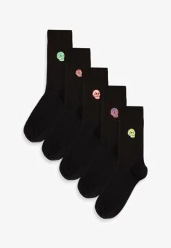 Next 5 PACK EMBROIDERED - Socken - Black Gold Trident -Next 85427699ac4b40cb8654d44c12279a5d