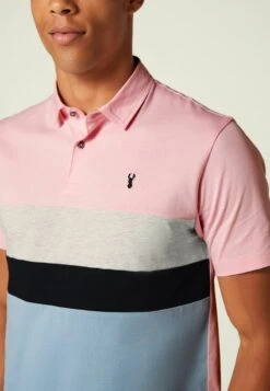 Next CHEST BLOCK STANDARD - Poloshirt - Pink Blue -Next 85864d45db904d8590af37c08075c9fc