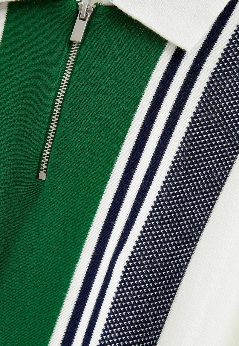 Next STRIPE STANDARD - Poloshirt - White Green 8 Next STRIPE STANDARD - Poloshirt - White Green – Bild 6