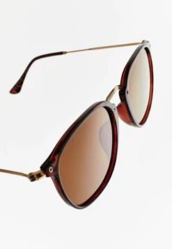 Next ROUND POLARISED STANDARD - Sonnenbrille - Tortoiseshell Brown -Next 8892988540da4cc6845e8e6859c6df26