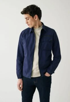 Next ZIP THROUGH STANDARD - Leichte Jacke - Navy Blue -Next 89de97fc83ed4c5aaf4455d875fc448f