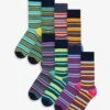 Next 8 PACK - Socken - Bright Stripe -Next 8b1f0e8404e940b382b1f9c62898fe72