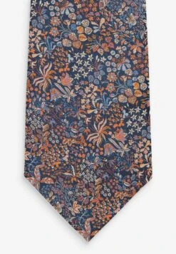 Next PATTERN REGULAR - Krawatte - Rust Brown Floral -Next 8d4f458d58764830b8fb1ceba5f600f0